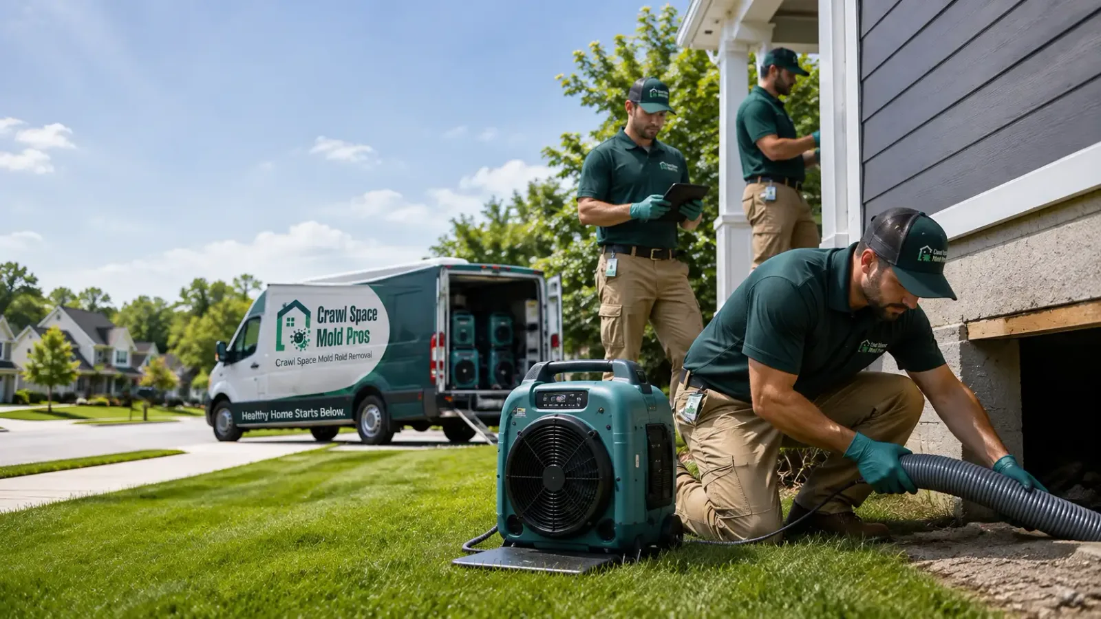 Crawl Space Mold Removal in Brookhaven, NY